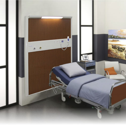 Wandmontierte Versorgungseinheit - Schönn Medizintechnik GmbH - horizontal / für die Intensivstation / Patientenzimmer