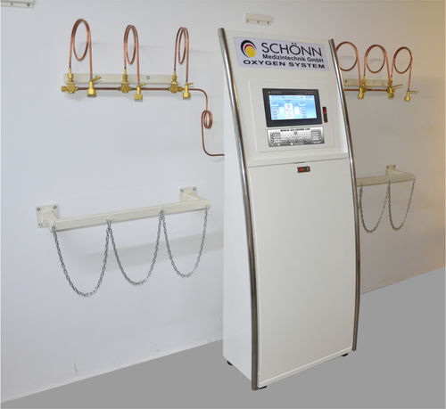 Automatischer Medizinisches Gasversorgungssystem - AMS 3000 - Schönn Medizintechnik - manuell / Umschalter / Hochdruck