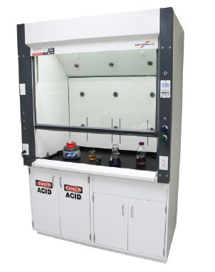 Chemieabzugshaube-Abzugshaube - SAF T FLOW™ - Flow Sciences - Isolier / Labor / bodenstehend