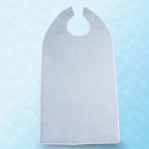 Wiederverwendbarer Medizinischer Latz - BA001  - CLINIBED - für Erwachsene / blau / weiß