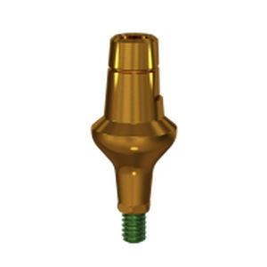 Implantat-Abutment / Titan - AT2  - TRATE AG - mit Innenverbindung / konisch / gerade