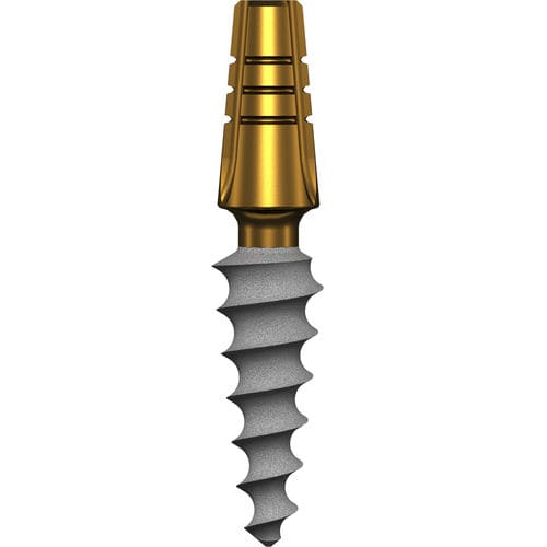 Konisches Zahnimplantat - Compressive - TRATE AG - Titan / mit Außenverbindung / einteilig