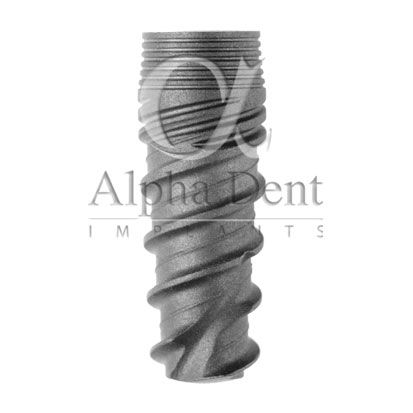 Konisches Zahnimplantat - Active Plus - Alpha Dent Implants - Titan / mit Innenverbindung