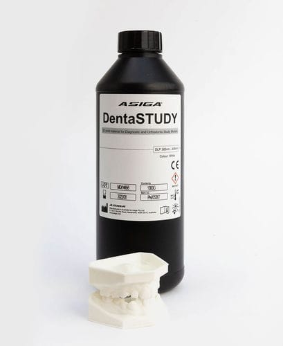 Zahnmedizinisches Material / Harz - DentaSTUDY - ASIGA - zur Modellierung / für 3D-Druck / orthodontisch