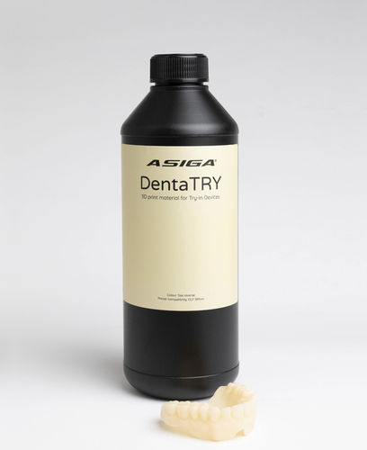 Zahnmedizinisches Material / Harz - DentaTRY - ASIGA - für Abdrucklöffel / zur Modellierung / für 3D-Druck