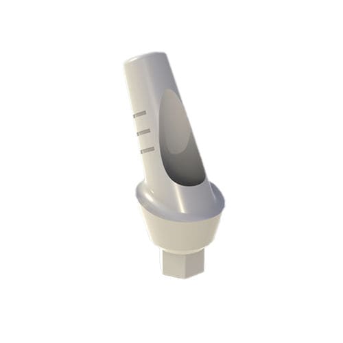 Implantat-Abutment / PEEK - 25° Anglular Temporary Peek Anatomic Abutment - Bhi Implants - inneres Sechseck / gewinkelt / temporär