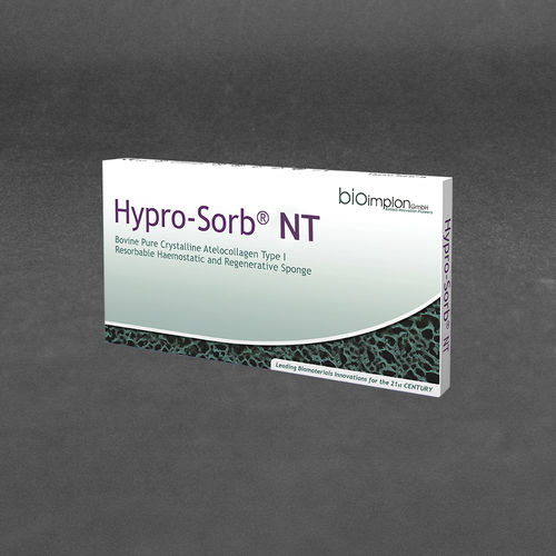 Matrix / wiederherstellende Chirurgie - Hypro-Sorb® NT - Bioimplon - Collagenbeschichtung / xenograft / hämostatisch