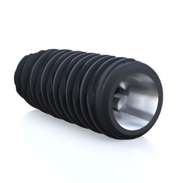 Zahnimplantat / Konus zylindrisch - Implant Kontact - BIOTECH DENTAL - Titan / konisch / Spiral