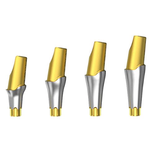 Implantat-Abutment / Titan - Kontact, Kontact S® 3mm - BIOTECH DENTAL - mit Innenverbindung / gerade / gewinkelt