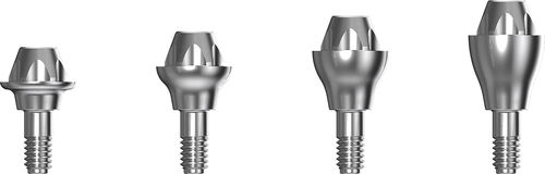 Implantat-Abutment / Titan - WEEGO.FR - BIOTECH DENTAL - mit Innenverbindung / gewinkelt / Schrauben