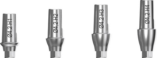 Implantat-Abutment / Titan - WEEGO - BIOTECH DENTAL - mit Innenverbindung / gerade