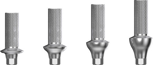 Implantat-Abutment / Titan - WEEGO.FR - BIOTECH DENTAL - mit Innenverbindung / gerade / temporär