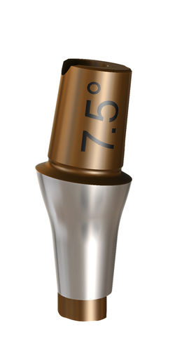 Implantat-Abutment / Titan - Kontact, Kontact S®  - BIOTECH DENTAL - mit Außenverbindung / gewinkelt