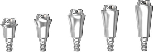 Konisches Implantat-Abutment - Kontact, Kontact S®  - BIOTECH DENTAL - Titan / mit Innenverbindung / gerade