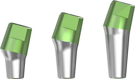 Implantat-Abutment / Titan - Kontact, Kontact S® - BIOTECH DENTAL - mit Außenverbindung / gewinkelt / teleskopisch