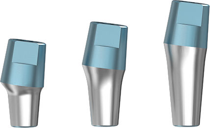 Implantat-Abutment / Titan - Kontact, Kontact S®  - BIOTECH DENTAL - mit Außenverbindung / gewinkelt / teleskopisch