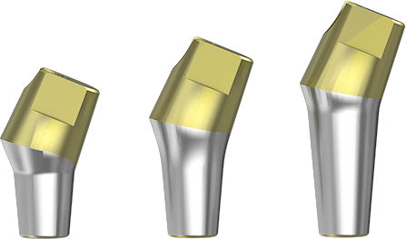 Implantat-Abutment / Titan - Kontact, Kontact S&reg; - BIOTECH DENTAL - mit Außenverbindung / gewinkelt / teleskopisch