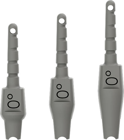 Implantat-Abutment / mit Außenverbindung - Kontact, Kontact S®  - BIOTECH DENTAL - gerade / Test / transgingival