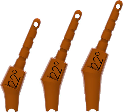 Implantat-Abutment / Kunststoff - Kontact, Kontact S&reg; - BIOTECH DENTAL - mit Außenverbindung / gewinkelt / Test