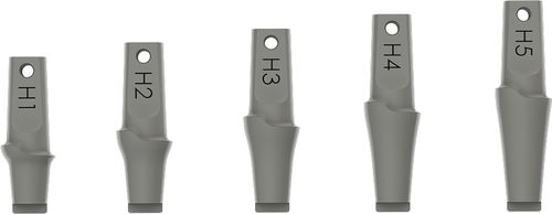Implantat-Abutment / Kunststoff - Kontact, Kontact S®  - BIOTECH DENTAL - mit Außenverbindung / gerade / Test