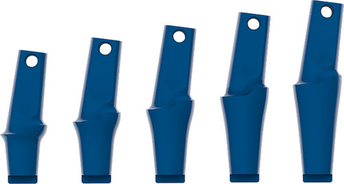Implantat-Abutment / Kunststoff - Kontact, Kontact S®  - BIOTECH DENTAL - mit Innenverbindung / gewinkelt / Test