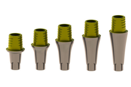 Implantat-Abutment / Titan - 5.5 mm | Kontact, Kontact S&reg; - BIOTECH DENTAL - mit Außenverbindung / gerade / CAD/CAM