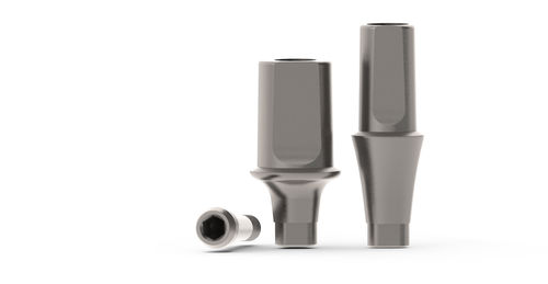 Implantat-Abutment / Titan - DENTEO - BIOTECH DENTAL - mit Außenverbindung / gerade