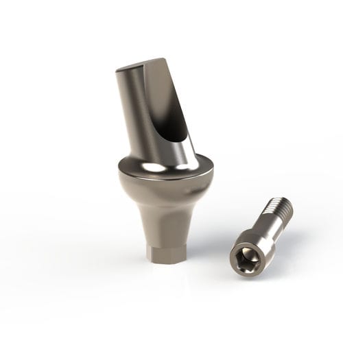 Implantat-Abutment / Titan - DENTEO  - BIOTECH DENTAL - gewinkelt