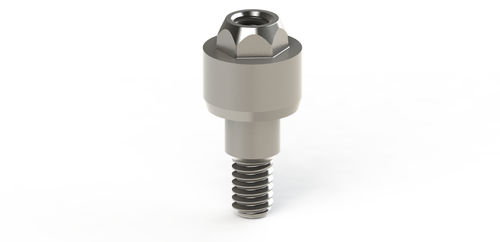 Implantat-Abutment / Titan - DENTEO - BIOTECH DENTAL - mit Außenverbindung / gerade / Schrauben