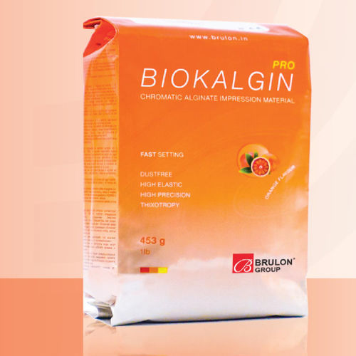 Zahnmedizinisches Material / Alginat - BioKalgin Pro® - Brulon International - für Abdrucklöffel / Pulver / temporär