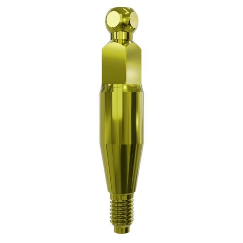 Implantat-Abutment / Titan - 31060 - Champions Implants GmbH - mit Innenverbindung / Kugel / gerade