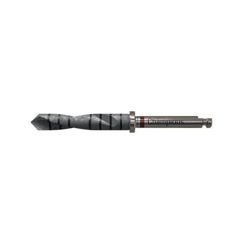 Bohrer für Dentalimplantologie - 3032 - Champions Implants GmbH - Metall / zylindrisch / Spiral