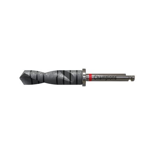 Bohrer für Dentalimplantologie - 30345 - Champions Implants GmbH - Metall / zylindrisch / Spiral