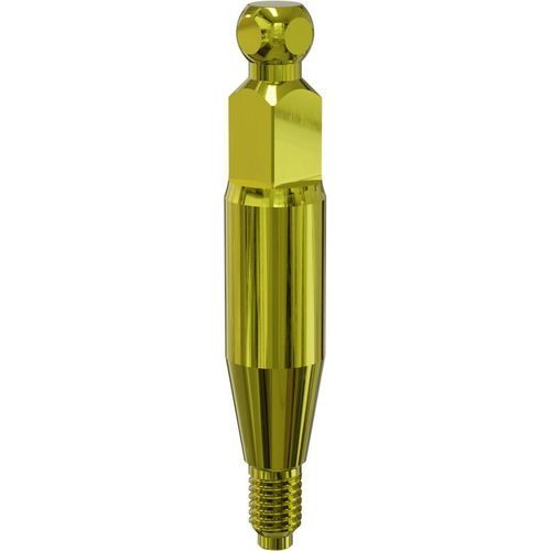 Implantat-Abutment / Titan - 31061 - Champions Implants GmbH - mit Innenverbindung / Kugel / gerade