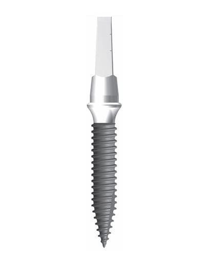 Zylindrisches Zahnimplantat - Miniplus™ Cement Type   - Cowellmedi - konisch / Titan / gerade