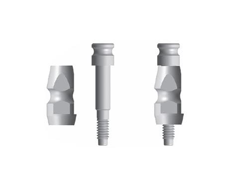 Edelstahl-Transferabutment - Ext. Transfer Post - Cowellmedi - sechseckig / gerade / Pop-up Transfer