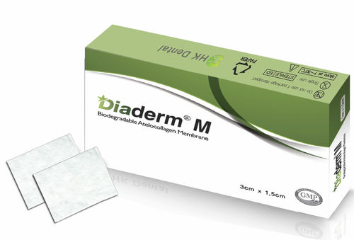 Zahnchirurgie-Matrix - Diaderm M Membrane - Cowellmedi - Collagenbeschichtung