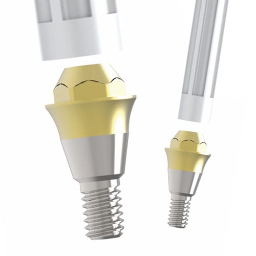 Implantat-Abutment / Titan - Sub. Multi S  - Cowellmedi - inneres Sechseck / gerade / Multi-Unit
