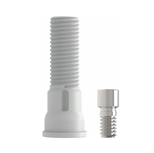 Implantat-Abutment / PMMA - Sub. Multi Plastic UCLA Cylinder - Cowellmedi - mit Außenverbindung / inneres Sechseck / gerade