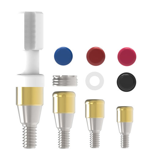 Implantat-Abutment / Titan - Sub. Sonator S   - Cowellmedi - mit Innenverbindung / konisch / gerade