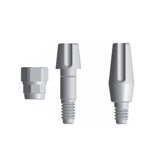 Implantat-Abutment / Titan - Int. Shoulder   - Cowellmedi - mit Innenverbindung / konisch / innerer Achtkant