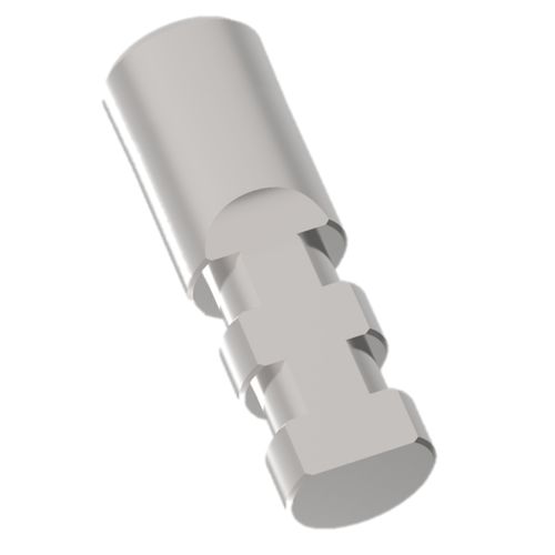 Analog für Dentalimplantat / Edelstahl - Sub-N. Replica - Cowellmedi - konisch / inneres Sechseck / gerade