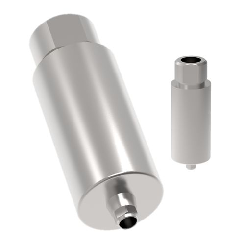 Implantat-Abutment / Titan - Sub. Hybrid Ti-Block - Cowellmedi - mit Innenverbindung / konisch / inneres Sechseck