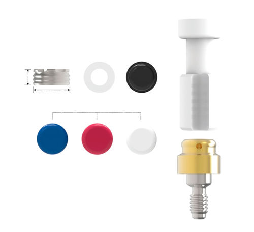 Implantat-Abutment / Titan - Int. Sonator S   - Cowellmedi - Kunststoff / konisch / innerer Achtkant