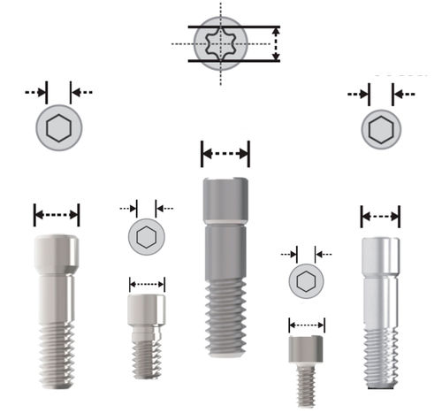 Titan-Implantatschraube - Ti-Base   - Cowellmedi - vorbearbeitet / temporär / Multi-Unit