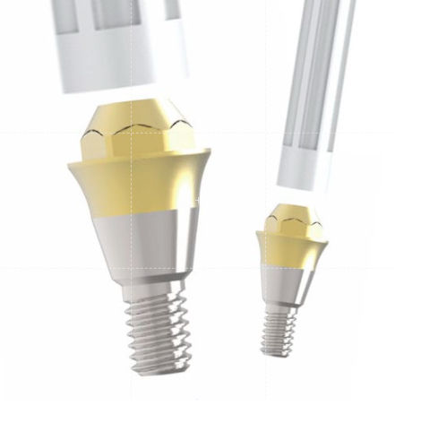 Implantat Abutment Titan Sub N Multi S Cowellmedi Mit Au Enverbindung Gerade Multi Unit