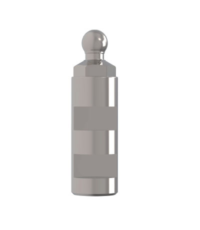 Konisches Analog für Dentalimplantat - Int. Ball   - Cowellmedi - Edelstahl / Kugel / innerer Achtkant