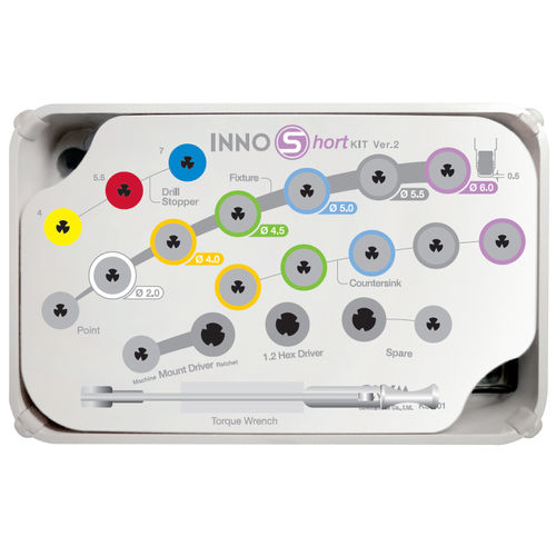 Instrumentenset für Dentalimplantologie - INNO Submerged Short   - Cowellmedi