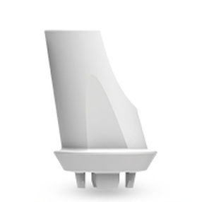 Implantat-Abutment / Zirkoniumdioxid - ZERAMEX® XT - Dentalpoint AG - mit Außenverbindung / gewinkelt