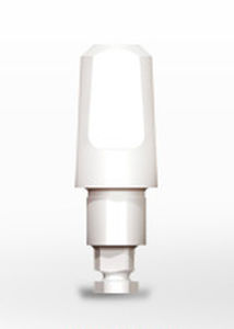 Implantat-Abutment / Titan - ZERAMEX® ZERALOCK™ - Dentalpoint AG - mit Außenverbindung / gerade